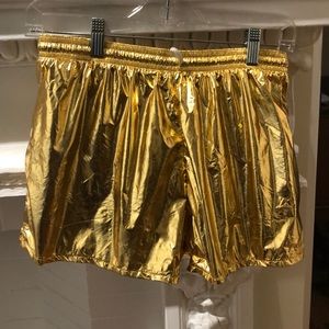 Gold Size 4 NBW American Apparel Shorts